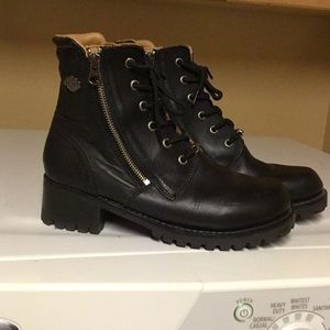 Harley Davidson’s ladies boots.